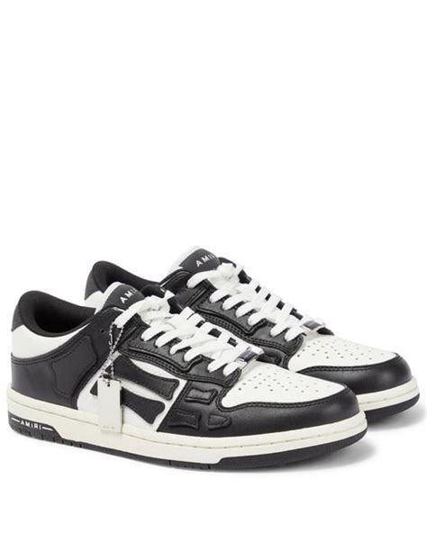 amiri skeleton shoes replica|amiri skeleton top low trainers.